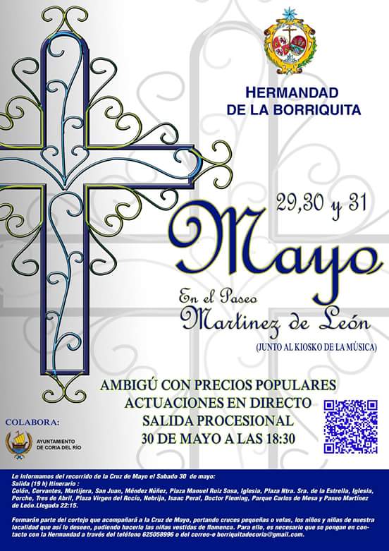 AMsanlucascoria's tweet photo. Participaremos en la Cruz de Mayo de @BorriquitaCoria 
Nuestra Sección Musical acompañará al paso portado por niños. http://t.co/Mu1He1N6KO