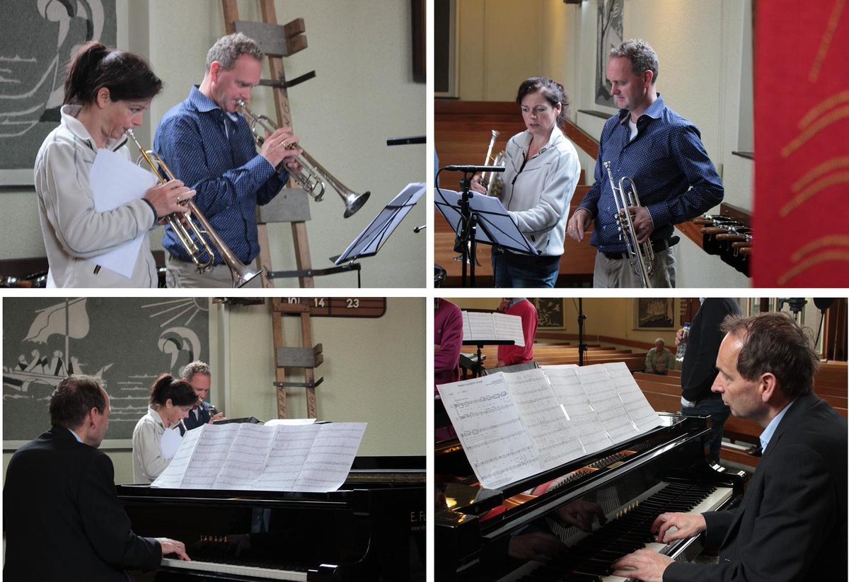 vandaag en gisteren gewerkt aan de CD opname. We zijn benieuwd naar het eindresultaat :)