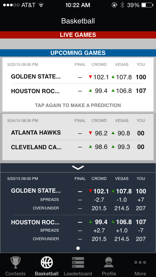 TheCrowdsLine's tweet photo. Want the first-ever realtime crowdsourced predictions?  Download "The Crowd's Line" -iOS + android http://t.co/QWP3gHabDi