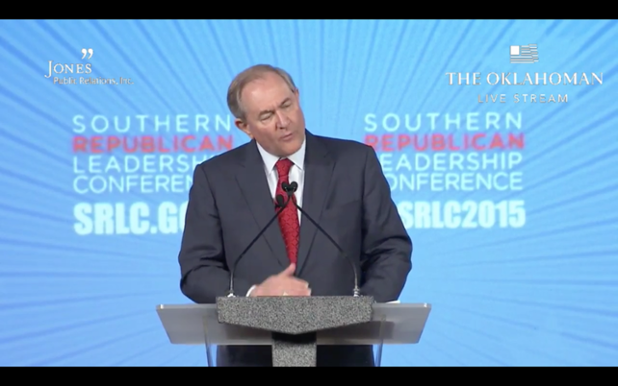 SRLC_GOP's tweet photo. @GovernorGilmore speaking to #SRLC2015 attendees.
#SRLCOKC http://t.co/O2ohguDeHJ