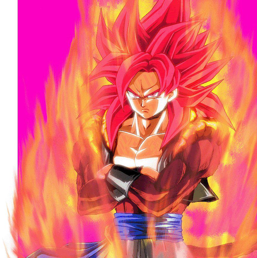 神島かのん Jann Teitoku 背景に透過色を指定していると 綺麗に半透過されないらしいんです だからゴジータはオーラ無しでの納品になった Http T Co Vcsb1ulp52