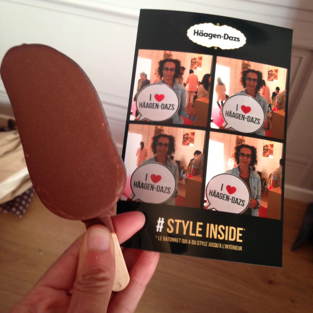 GazelleaParis's tweet image. Encore quelques heures à Saint Lazare pour découvrir les nouvelles glaces @Haagen_Dazs_FR #StyleInside
