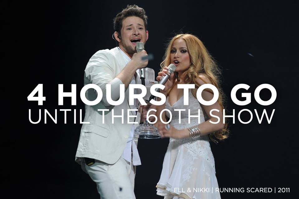 Eurovision's tweet image. FOUR HOURS TO GO! #Eurovision