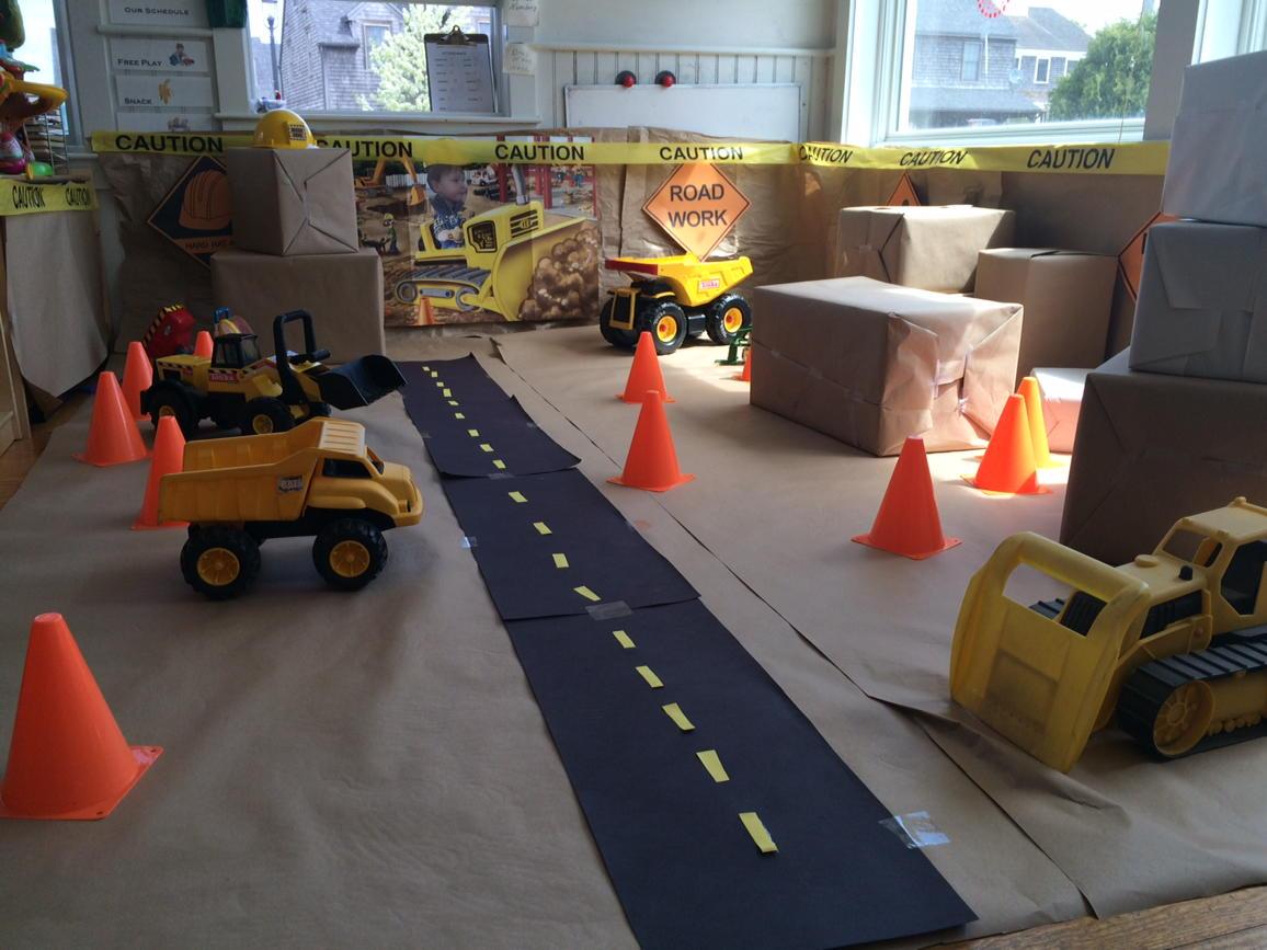 Construction party at Exploration Station.