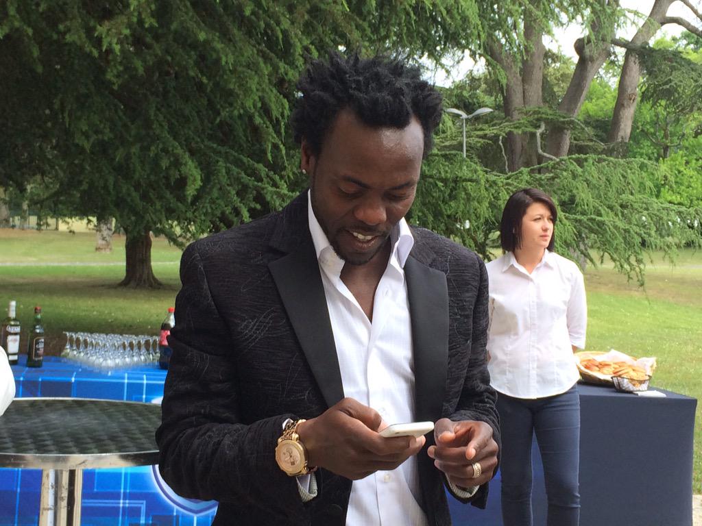 girondins's tweet photo. Les anciens au Château en attendant la soirée inaugurale #PascalFeindouno http://t.co/kTQKbKbeVP