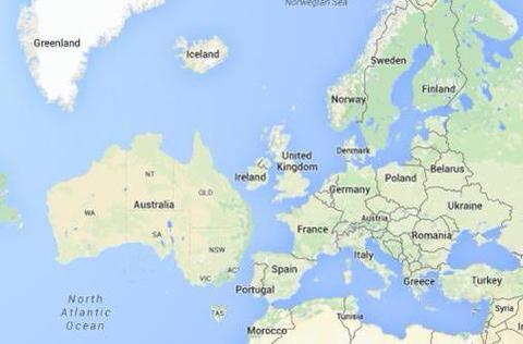 HitsWestMidNews's tweet photo. Here's the #Eurovision2015 map of Europe... #AUS http://t.co/OZ1LI6LSGQ
