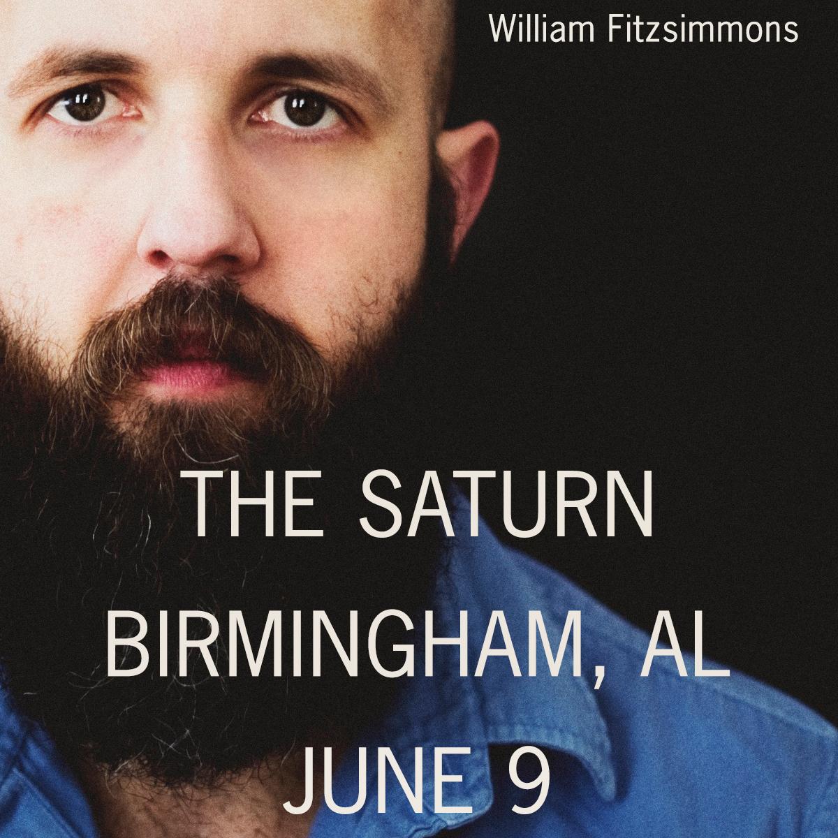 Retweet for a chance to win 2 tix to see <a href="/wfitzsimmons/">William Fitzsimmons</a> at <a href="/SaturnBham/">SaturnBirmingham</a> on 6/9 in Birmingham, AL ticketf.ly/1BiNDzx