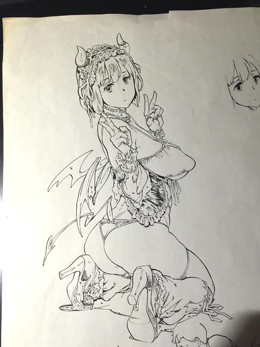 その3
マン研のときは絵をバラバラに描いてデータ上で
パズルのように組み立てていた。
最も効率が悪い方法。

以上 