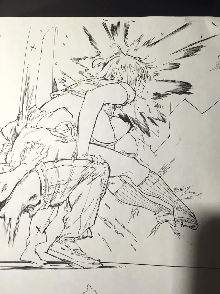 その3
マン研のときは絵をバラバラに描いてデータ上で
パズルのように組み立てていた。
最も効率が悪い方法。

以上 