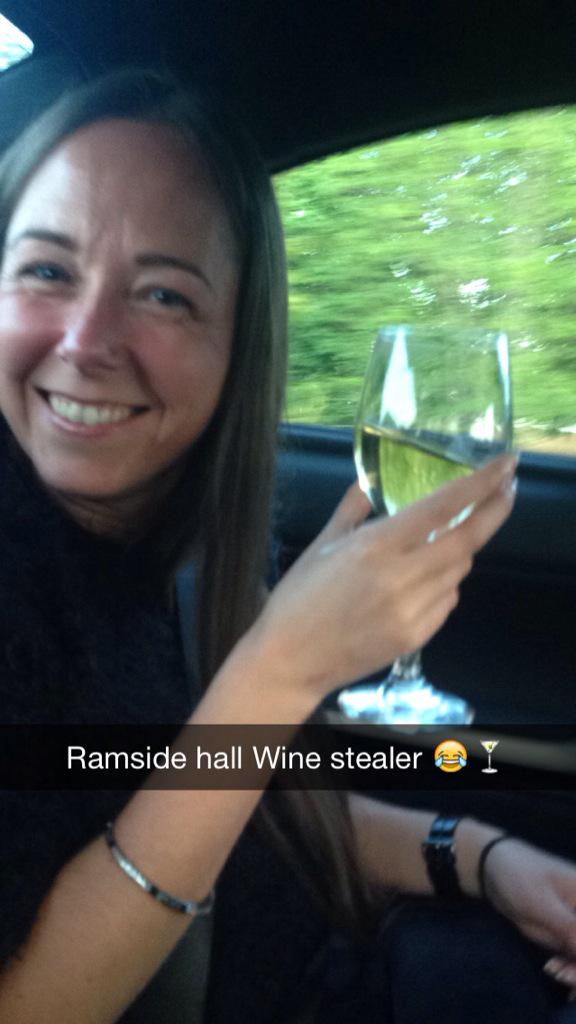 ashleighgladdon's tweet photo. @lisa_ing casually wine stealing 😂😂 http://t.co/stcDAuJkvr