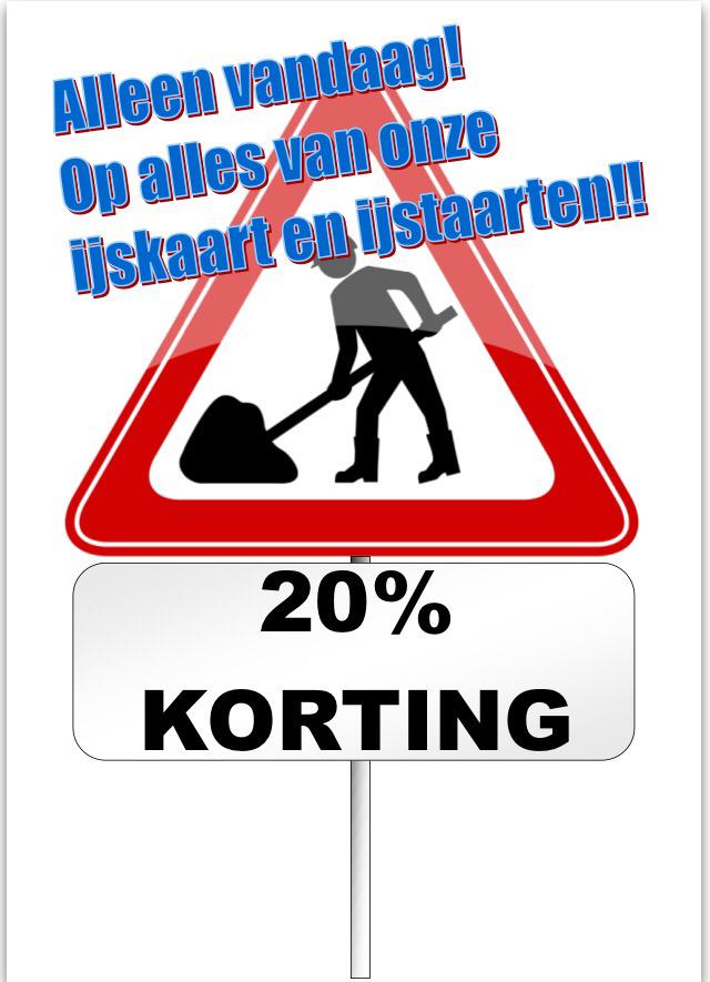 Vanaf half zeven zijn we weer met de auto bereikbaar!! Acties gelden nog de hele dag (tot 22.30 uur). Tot straks...