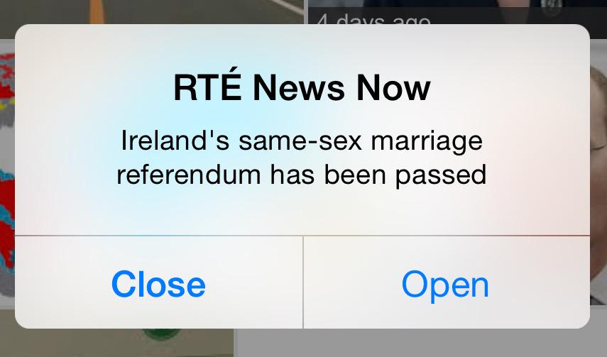 DorothyCreaven's tweet image. Delighted that our @Element_Wave technology has delivered the #MarRef result to the Irish app nation! #WeSaidYes #YES