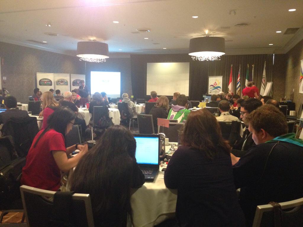 julis1222's tweet photo. Sessions started bright and early at the #bcyccc15. Looking forward to a day full vital information! http://t.co/7U8TumG9XR