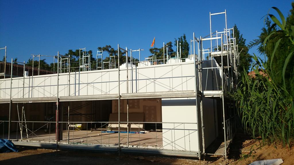 HermanosMiron's tweet photo. Estamos finalizando el chalet unifamiliar de Sant Cugat de Valles, con sistema Coteterm http://t.co/wKmEXH4gke