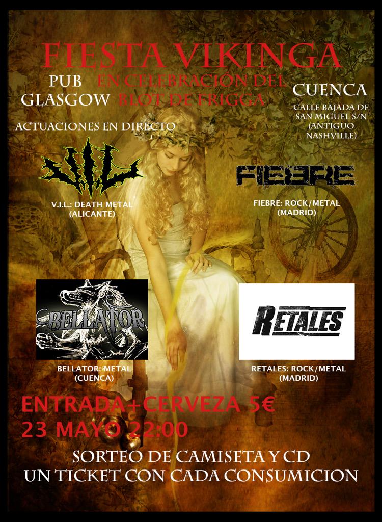 PubGlasgowQnk's tweet photo. Esta noche ultimo concierto de @PubGlasgowQnk de la temporada @Uveiele @Bellator_Metal @fiebreoficial @GrupoRetales http://t.co/KxA0sypT47