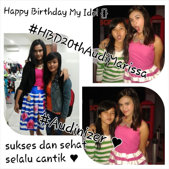 raudia10's tweet photo. #HBD20thAudiMarissa @audimarissa_ @AUDINIZER_ http://t.co/BD9BoeTYO6