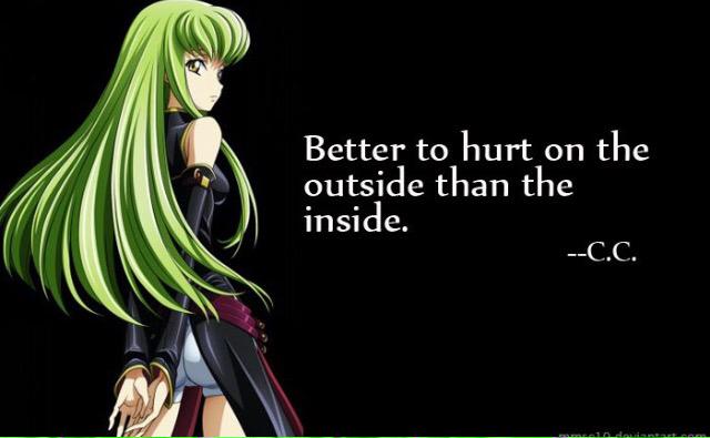 Deep stuff, C.C.