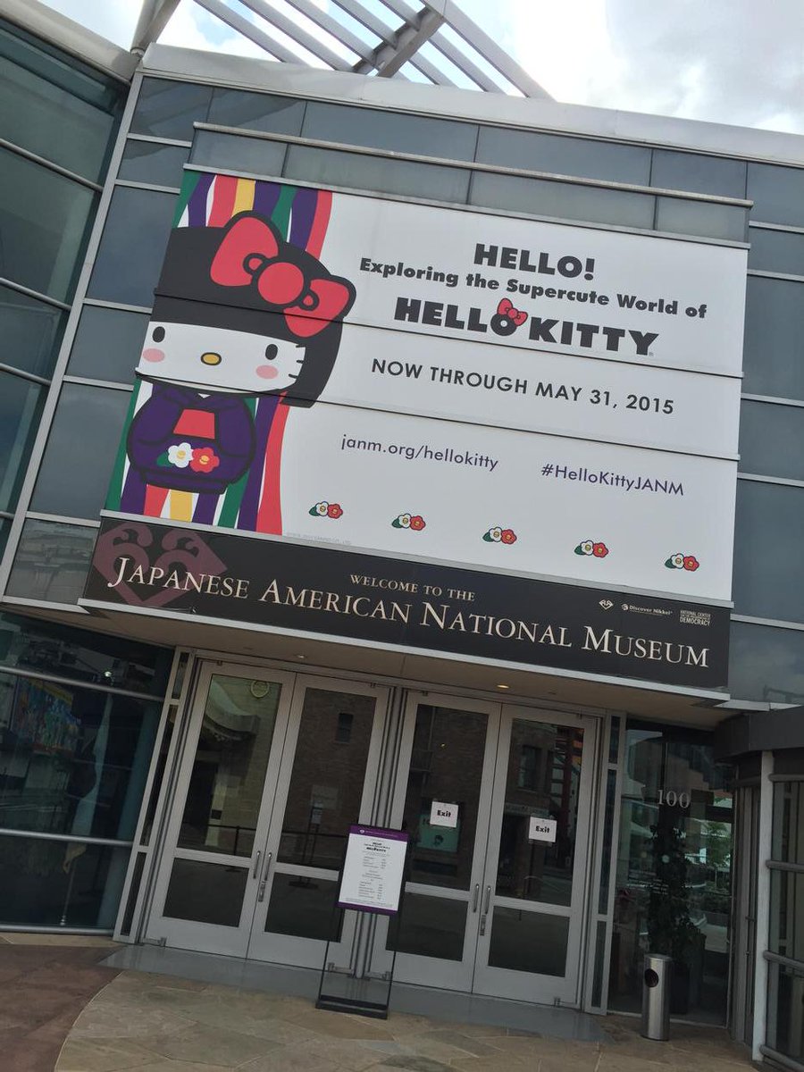 christashima's tweet photo. #HelloKittyJANM today β cuz I'm a @jamuseum member http://t.co/EZUFP5lVEu