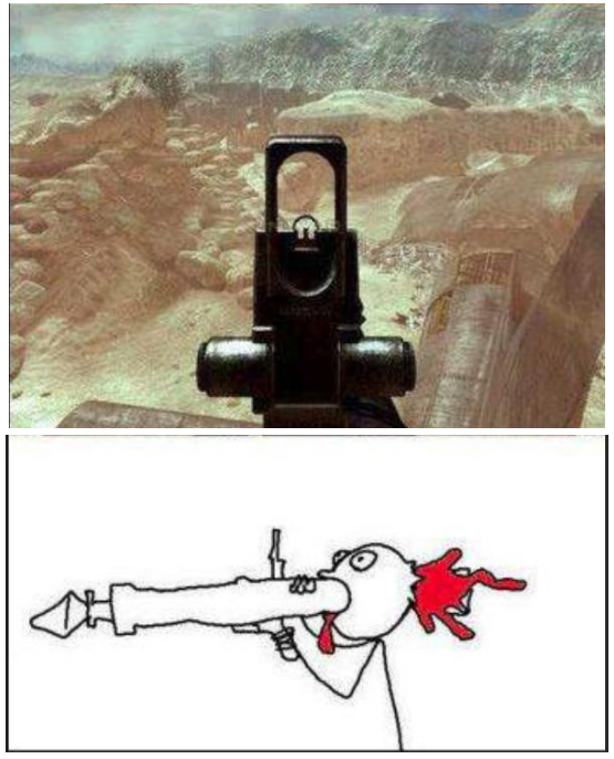 saudigamer's tweet photo. المكان المنطقي لسلاح البازوكا في ألعاب التصويب 😂. http://t.co/aceTQWxZIy