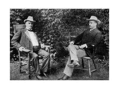 Check Out What William McKinley and Theodore Roosevelt Looked Like  in 1899 