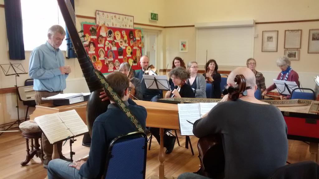 Day I of rehearsals for David et Jonathas <a href="/suffolkvf/">Suffolk VillagesFest</a>