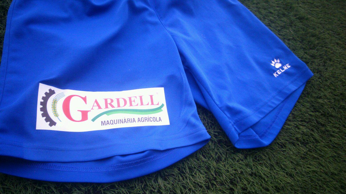 Avui lluirem la publicitat de Gardell al pantaló! Gràcies per donar-nos una empenta!