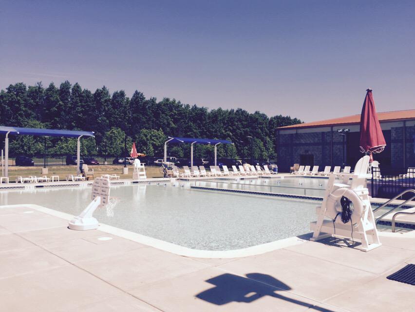 Gorgeous sunny but chilly day to open the outdoor pool @pfvYMCA <a href="/Zeffi14/">Zeffi Angelikas</a> <a href="/cpinder19/">Carol Pinder</a>