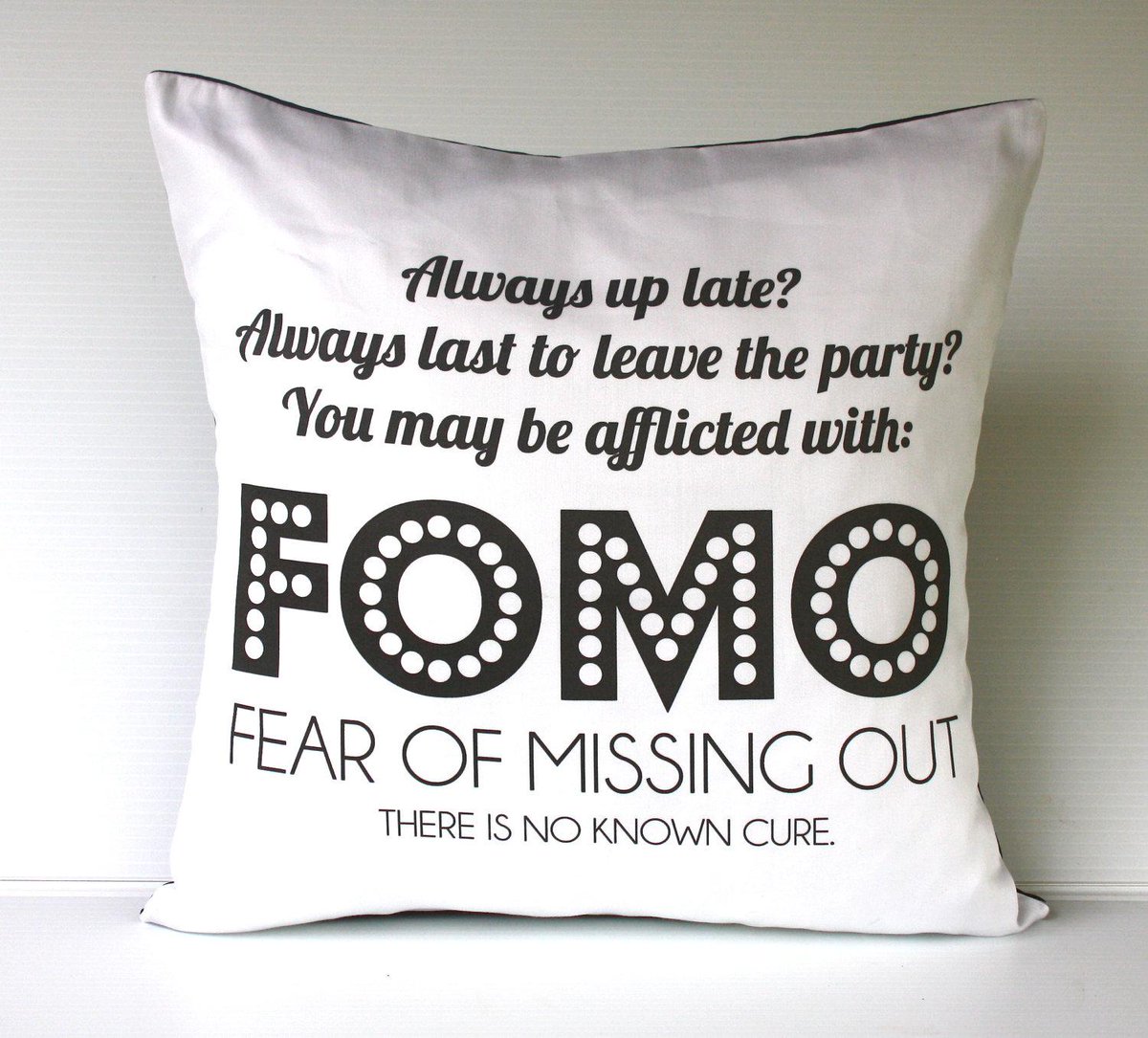 Our lives are often ruled by the Fear of Missing Out, or FOMO. (Never heard of FOMO?) bit.ly/1Fv7EHb