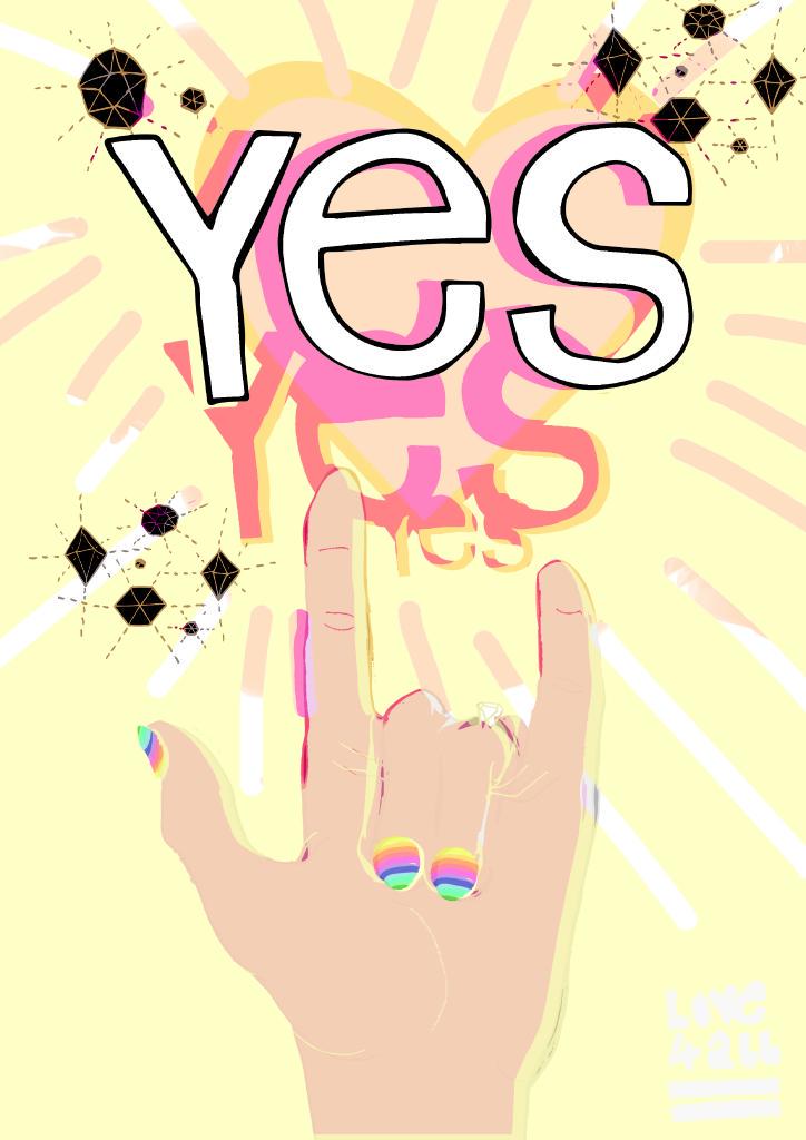 mariahildrick's tweet photo. So proud xxx #YesEquality #MarRef #VoteYes http://t.co/tZWU4tRqwR