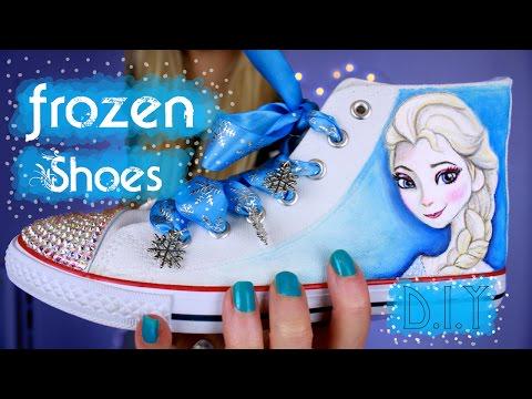 frozen custom shoes