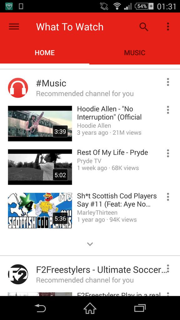 Thescotsgamers's tweet photo. When a @MarleyThirteen video comes up in YouTube music hahaha http://t.co/TpBxoCG8J8