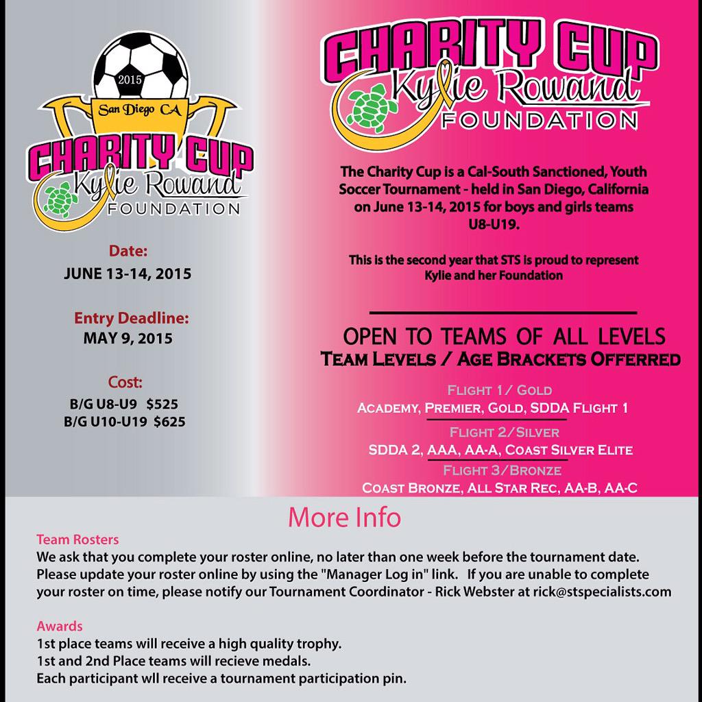 Soccer Tournament Specialists Charity Cup 2015 #kylierowandfoundation #charitycup #kyliestrong