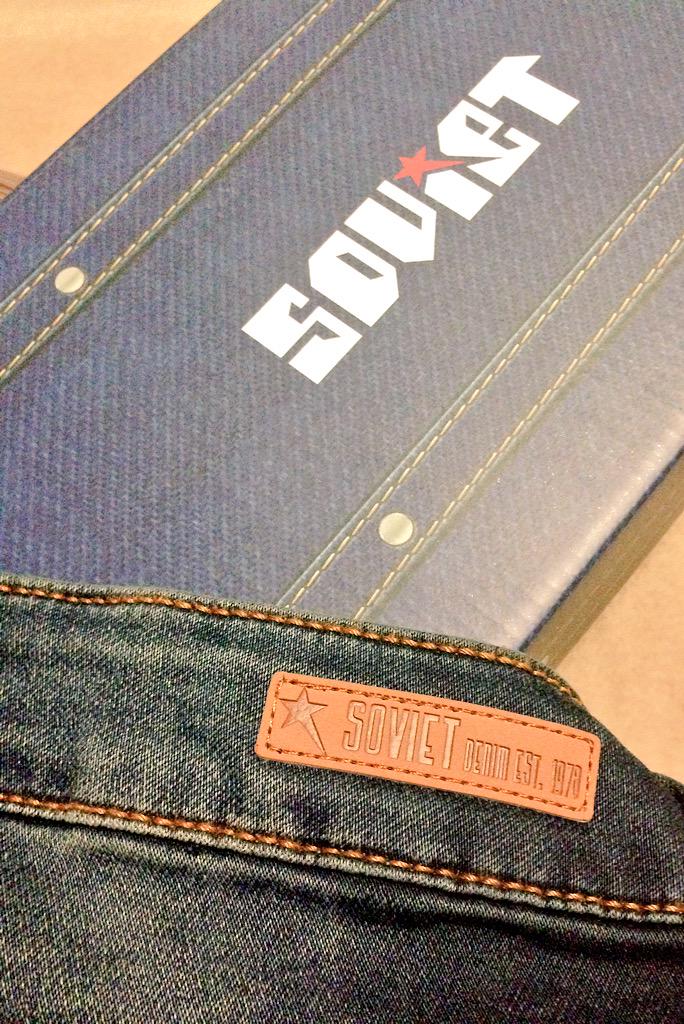 AsSeenByLloyd's tweet photo. We added some more @SovietDenim to our wardrobe today... 😁 #SovietPremium
http://t.co/dJpMGV0Sds http://t.co/8KPMiomCbh
