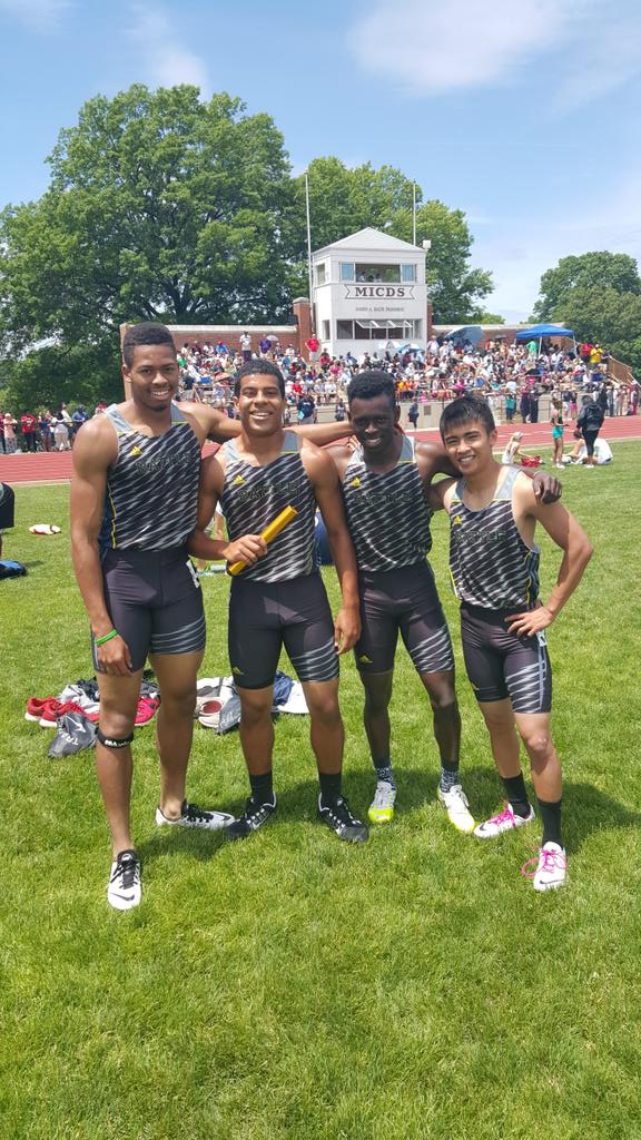 Another first place and state qualifier, boys 4x200!!!