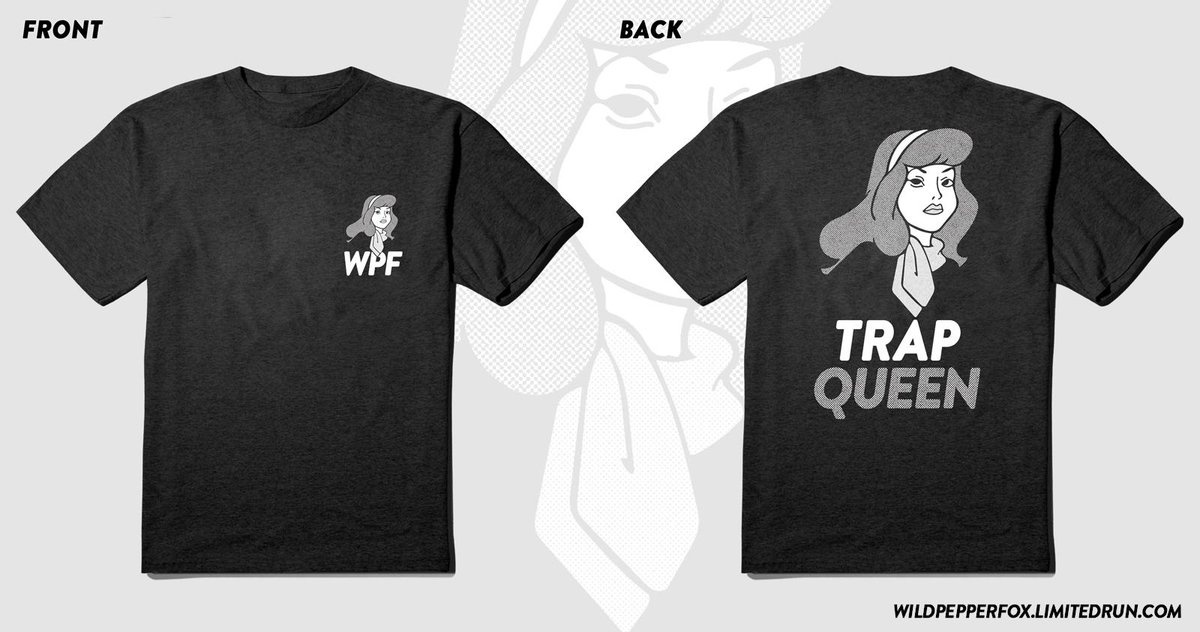 wildpepperfox's tweet photo. OG TRAP QUEEN TANK &amp; TEE AVAILABLE NOW. http://t.co/1XahoRkcOB

@fettywap @BuzzFeed #trapqueen #scoobydoo #DC http://t.co/1BgB1GQAcx