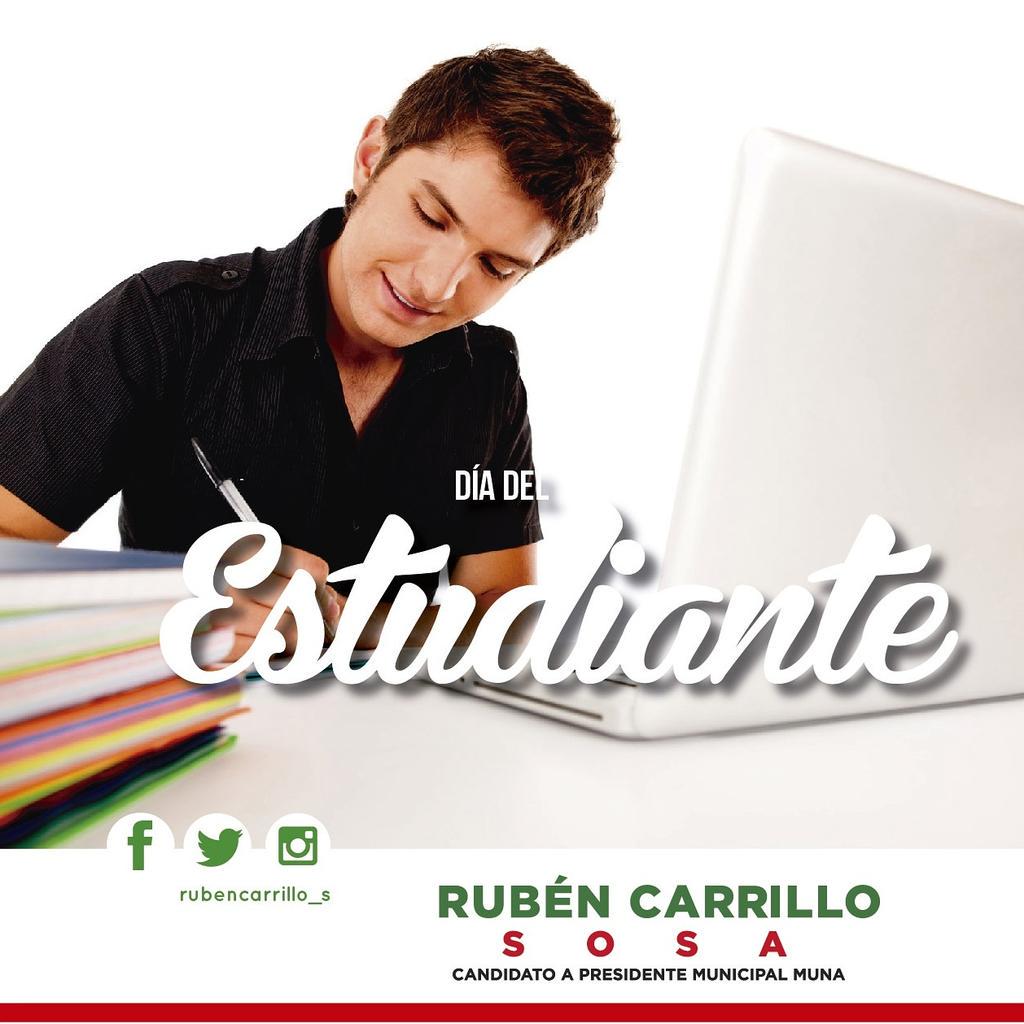 rubencarrillo_s's tweet photo. #FelizDíaDelEstudiante. No te canses nunca de aprender, porque aquel que lo hace ha dejado de tener esperanzas. http://t.co/g4KizvZIiD