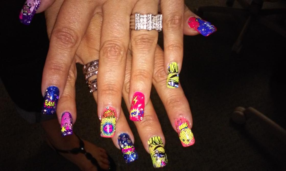 sexyfeetmatter's tweet photo. Awesome #Marvel nails! #njfootslave #nailfetish #bosslady #officecreep http://t.co/1V8Zrn56HM