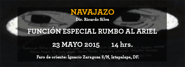 AcademiaCineMx's tweet photo. HOY cierra el ciclo #RumboAlAriel en @farodeoriente No te pierdas @NavajazoTijuana, nominado a Mejor Documental. http://t.co/PYXfnPg5XU