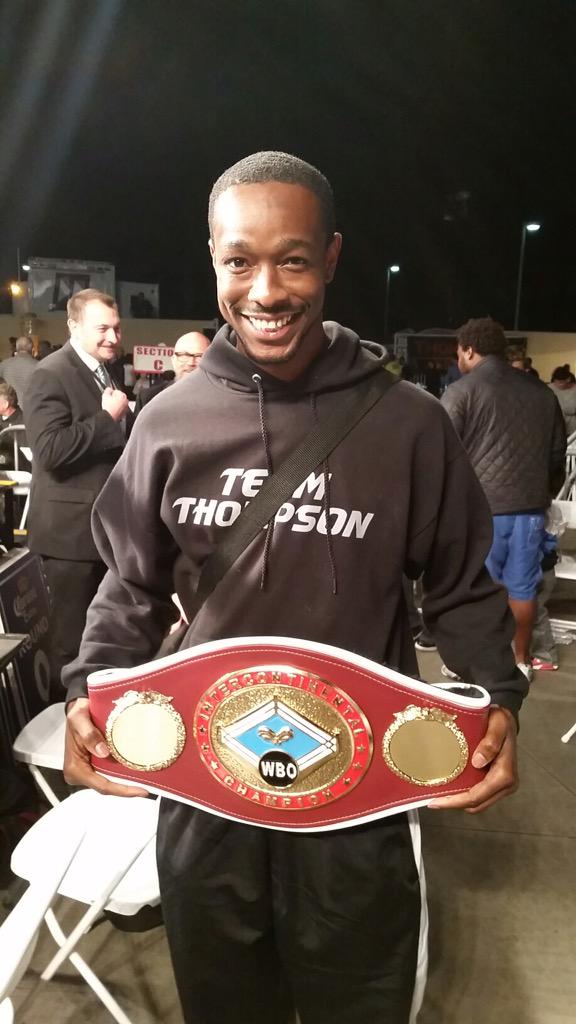 WorldBoxingOrg's tweet photo. Thompson and Fedesov @Boxcino2015 winners and @WorldBoxingOrg Intercontinental Champions! Congratulations! http://t.co/WyIqvBBXhK