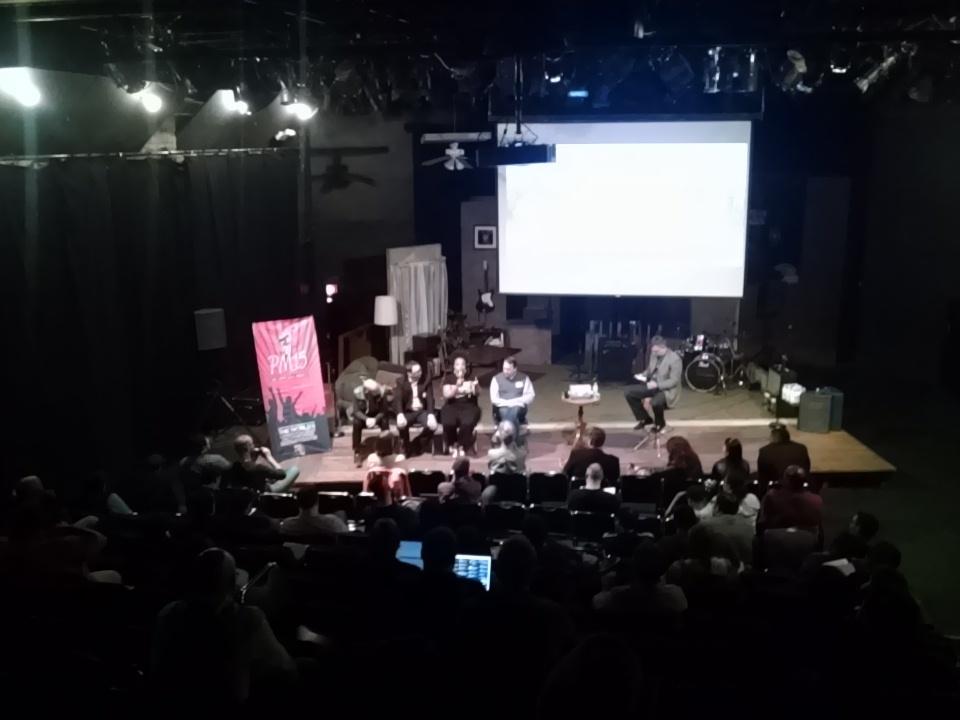 PodcastMidwest's tweet photo. Awesome attendee panel on stage now at #PMW15 ! http://t.co/xd0ZUIZ9bq