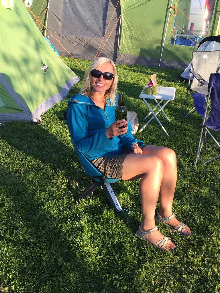 Trying out the new Treo chair from Thermarest in Bude after a great day of kayak surfing in the sunshine! Cx