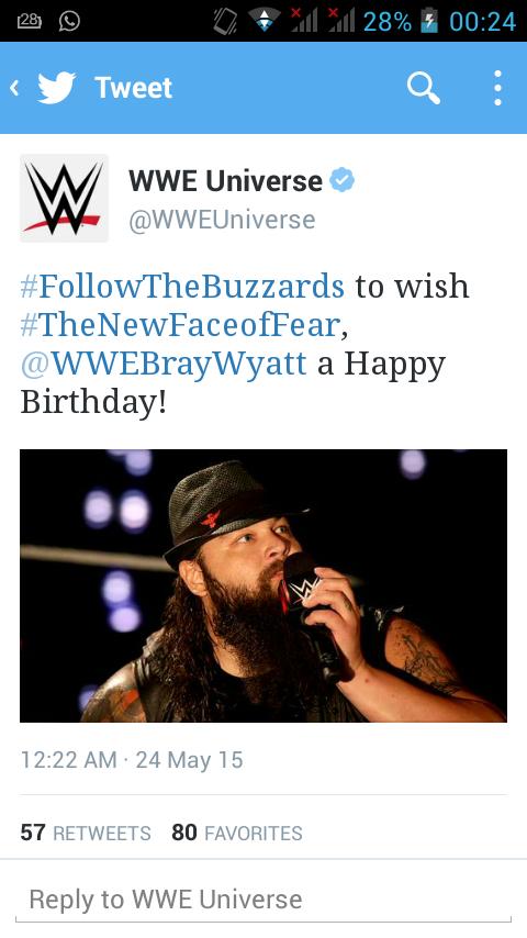  to wish Bray Wyatt a Happy Birthday! 