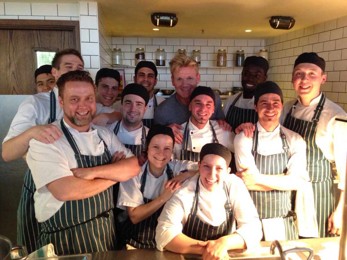 “<a href="/breadstkitchen/">Bread Street Kitchen</a>: Ready for service tonight? "Oui Chef!"  <a href="/breadstkitchen/">Bread Street Kitchen</a> #DreamTeam #RestaurantLife The A team  ”