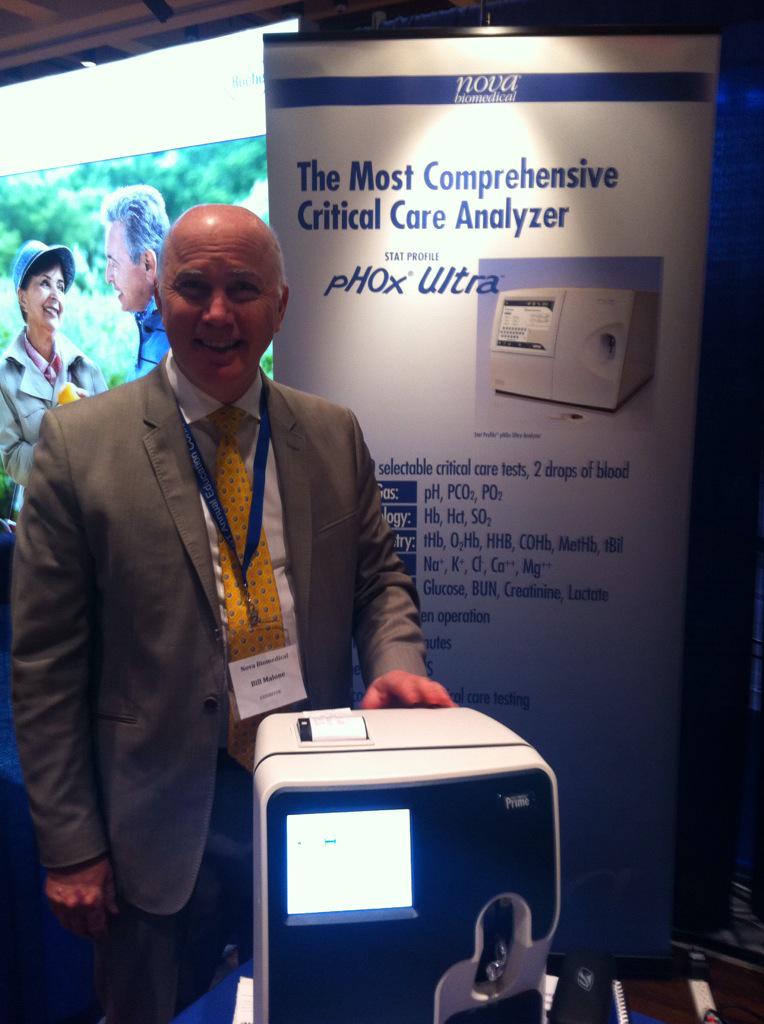 CJRTeditor's tweet image. Great to meet Bill Malone from @NovaBiomedical at #CSRT2015 -thanks for advertising with the journal!  @Pulsus_Group