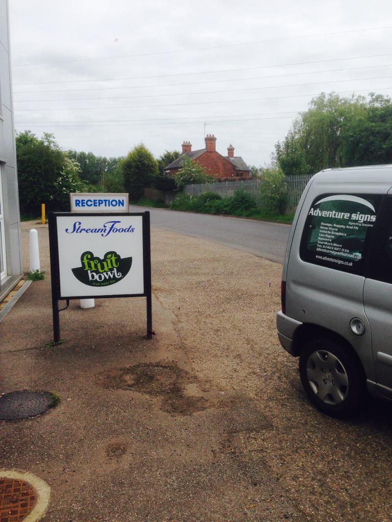 At adventure signs we also do vinyl printing check out today's ventures :-)