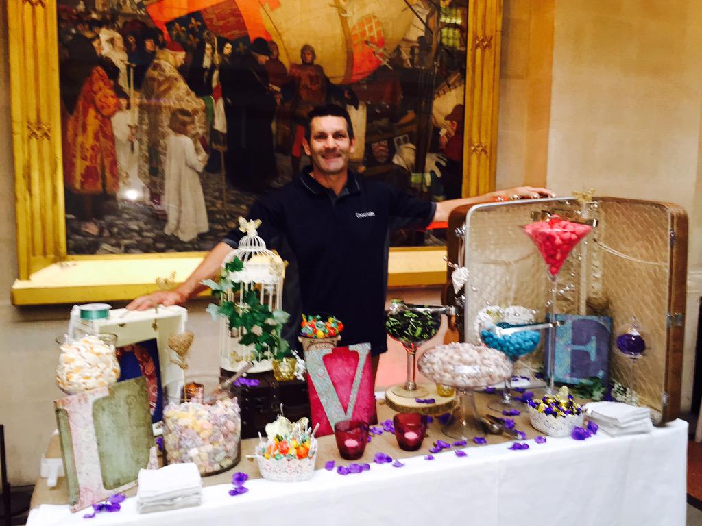 Our vintage themed sweet buffet!