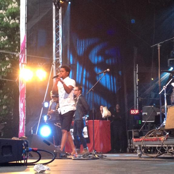 Wauw, meteen al feest! #jazzinduketown #typhoon