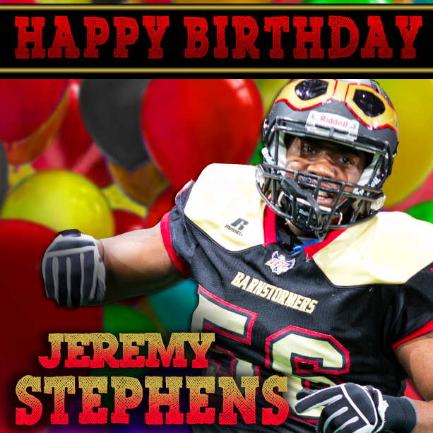 Happy Birthday to Barnstormers DL Jeremy Stephens! 