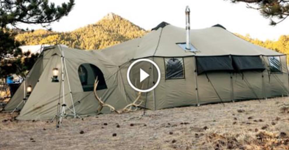OutdoorOverload's tweet photo. The ultimate tent for #hunting and #camping! See it here --> http://t.co/kdYma9ynYb @Cabelas #OutdoorOverload http://t.co/BHA2tQ5SOO