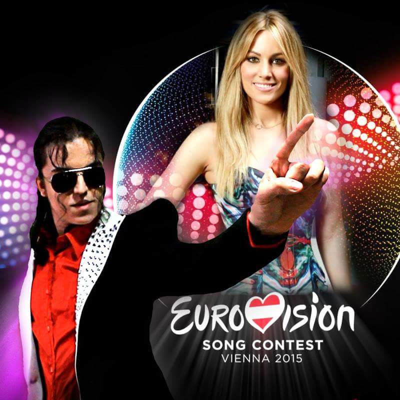 CJacksonOficial's tweet photo. Apoyando a @Edurnity @eurovision_tve en #Eurovision2015 #edurne @La1_tve http://t.co/t5uPx4YyML